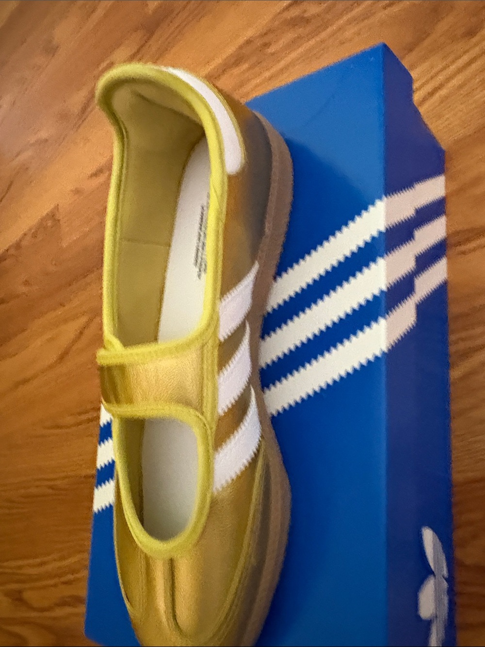 adidas Gold Mary Jane Sneaker with Strap - Picture 4 of 6